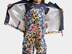 Vihmariiete komplekt Didriksons Waterman Kids Set tumesinine/värviline