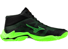 Meeste Võrkpallijalatsid Mizuno WAVE LIGHTNING ELITE MID(U) must/roheline