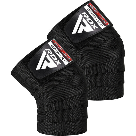 Põlvesidemed RDX Gym Knee Wraps K1 must