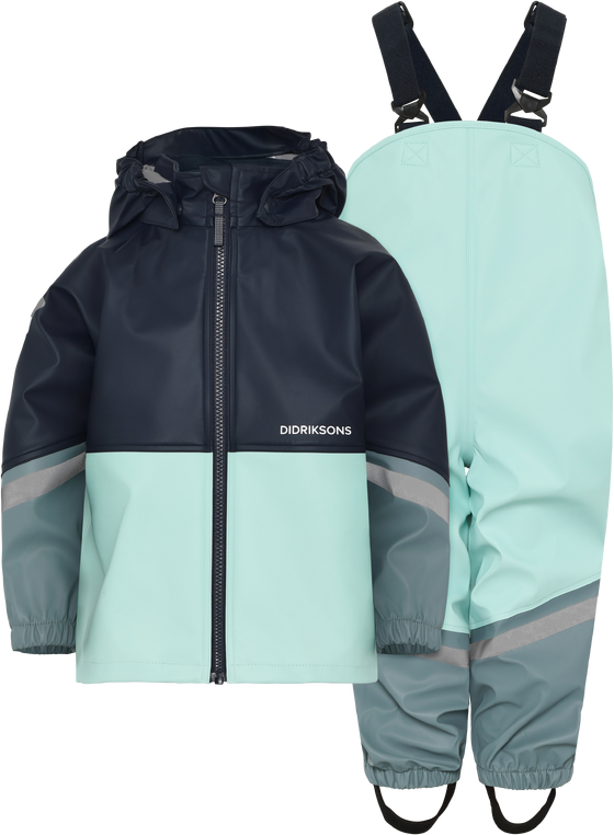 Vihmariiete komplekt Didriksons Waterman Kids Set 12 tumesinine/heleroheline