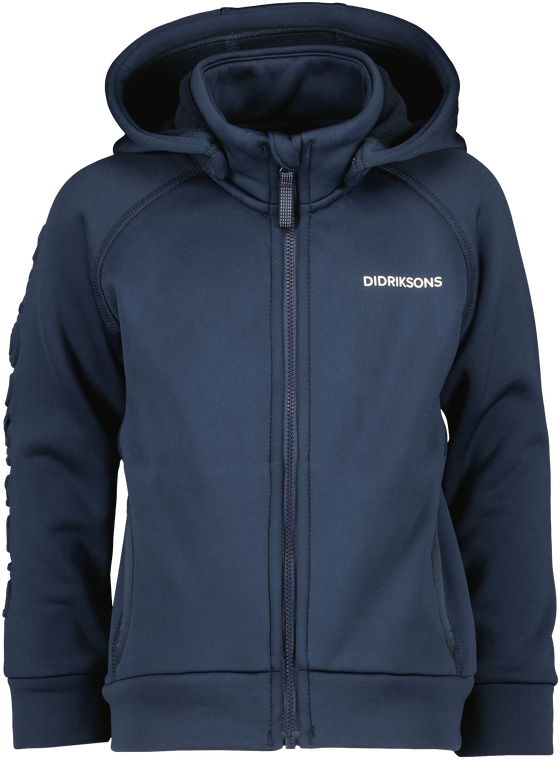 Dressipluus Didriksons Corin Kids Fullzip 7 tumesinine