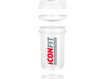 ICONFIT Shaker 500ml, valge, kaheosaline