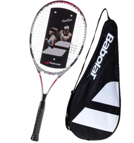 Tennisereket Babolat Feather S CV valge/roosa