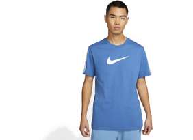 Meeste treeningsärk Nike M NSW REPEAT SS TEE sinine