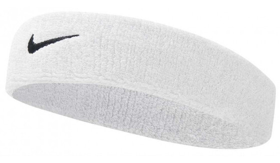 Nike peapael Swoosh headband valge