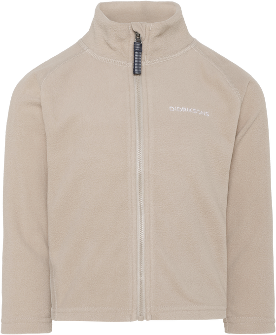 Fliispusa Didriksons Monte Kids' Full-Zip 10 beež