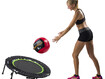 Batuut Tunturi 4-folding Fitness Trampoline must/roheline