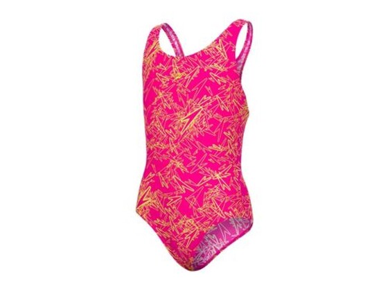 Ujumistrikoo Speedo Boom Allover Splashback Girls Swimsuit roosa