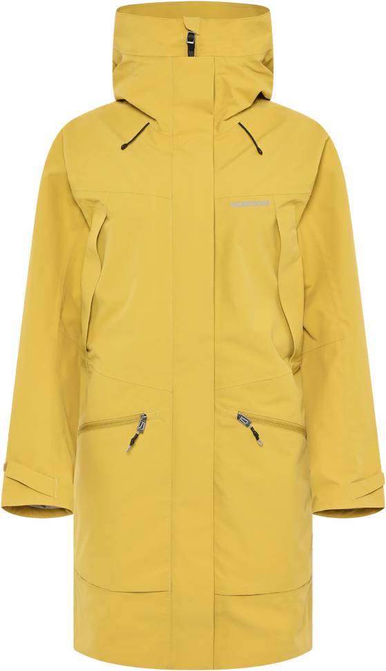 Kevad/sügis parka Didriksons Ilma 8 kollane (Yellow Pollen)
