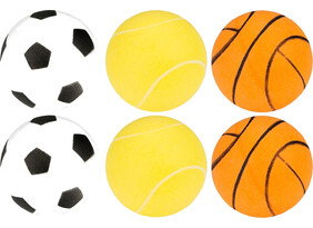 Lauatennisepallid Sports 6 tükki