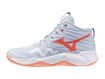 Võrkpallijalatsid WAVE MOMENTUM PRO MID helesinine/oranž