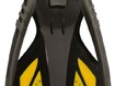 Snorgeldamislestad Aqua Speed Inox must/kollane