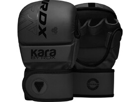 MMA RDX Sparringu kindad Shooter F6 Matte must S/M