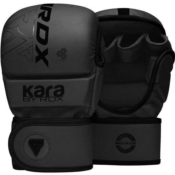 MMA RDX Sparringu kindad Shooter F6 Matte must S/M