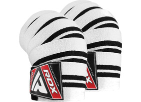 Põlvesidemed RDX Gym Knee Wraps valge