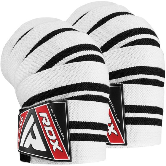 Põlvesidemed RDX Gym Knee Wraps valge