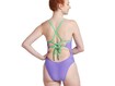 Ujumistrikoo Speedo Solid Lattice-Back W lilla