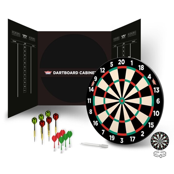 Noolemäng magnetic/paber dartboard Cabinet Set Bull’s
