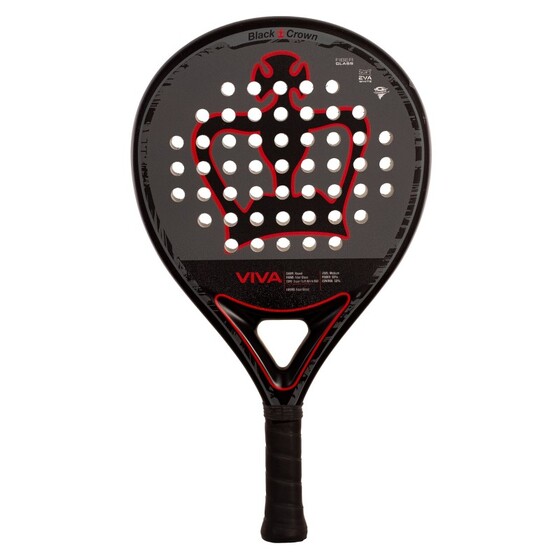 Padelireket Black Crown Viva 2026 hall/must