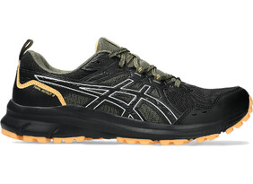 Meeste jooksujalatsid Asics Trail Scout 3 must/tumeroheline