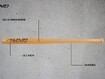 Pesapallikurikas Avento puidust 78 cm