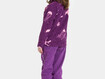 Fliispusa Didriksons Monte Printed Kids' Full-Zip 10 lilla