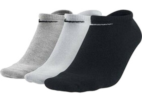 Sokid Nike Cushion No Show Value valge/must/hall 3 paari
