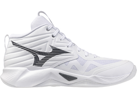 Meeste Võrkpallijalatsid Mizuno WAVE MOMENTUM PRO MID valge/must
