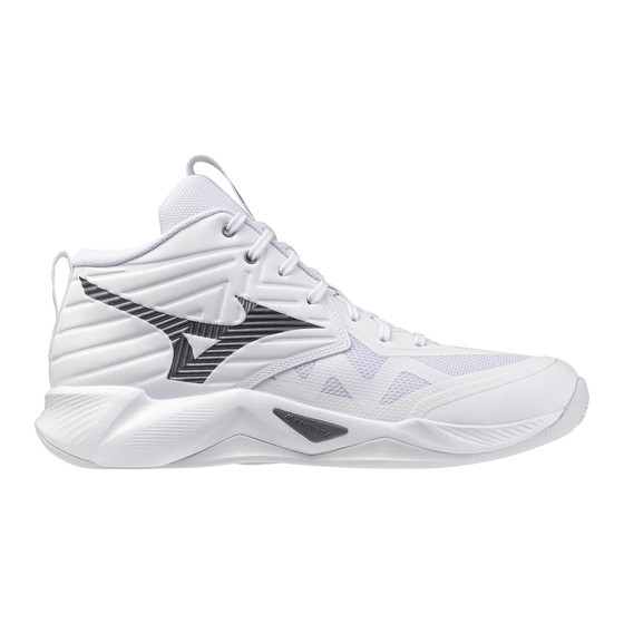 Võrkpallijalatsid Mizuno WAVE MOMENTUM PRO MID valge/must