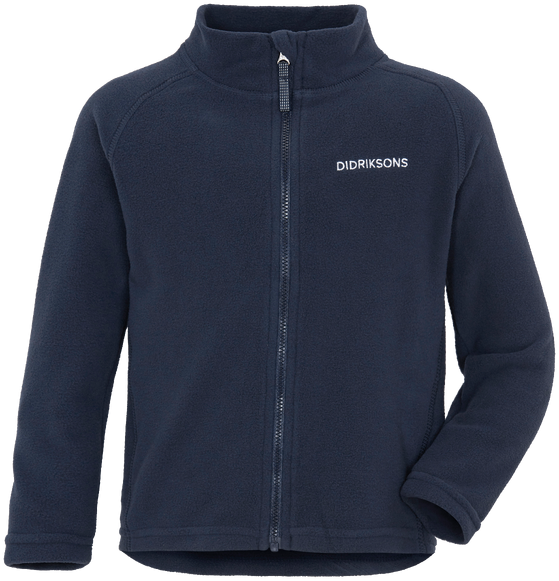 Fliispusa Didriksons Monte Kid's Full-Zip tumesinine