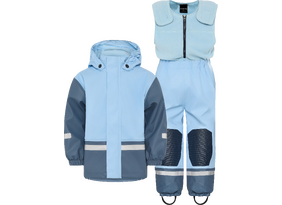 Laste vihmariiete komplekt Didriksons Boardman Kids Set 12 helesinine