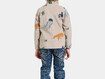 Fliispusa Didriksons Monte Printed Kids' Full-Zip 10 beež
