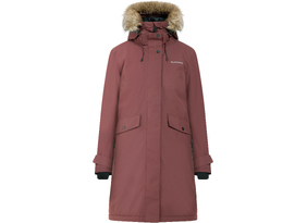 Naiste parka Didriksons Erika 3 Womens tumepunane