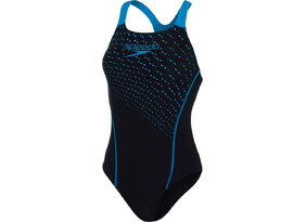Naiste ujumistrikoo Speedo  Medley Logo Medalist 1PC W must/sinine