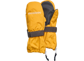 Laste kindad Didriksons Biggles Zip Mitten kollane