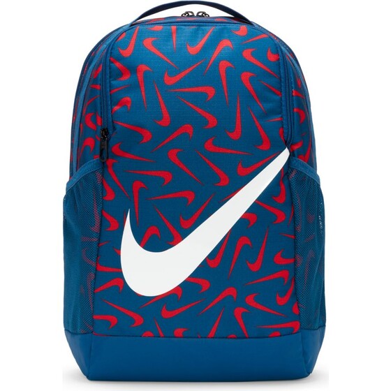 Seljakott Nike Youth Brasilia AOP FA21 sinine/punane