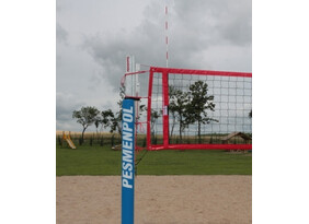Võrkpallipostid teras Slim 80x80mm