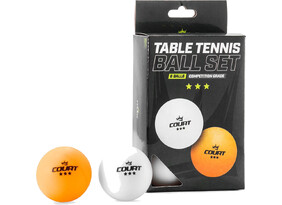 Lauatennisepallid Court Table Tennis Three-Star 6 palli