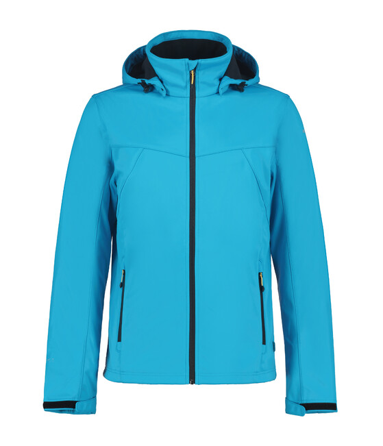 Softshell Icepeak Biggs helesinine/must