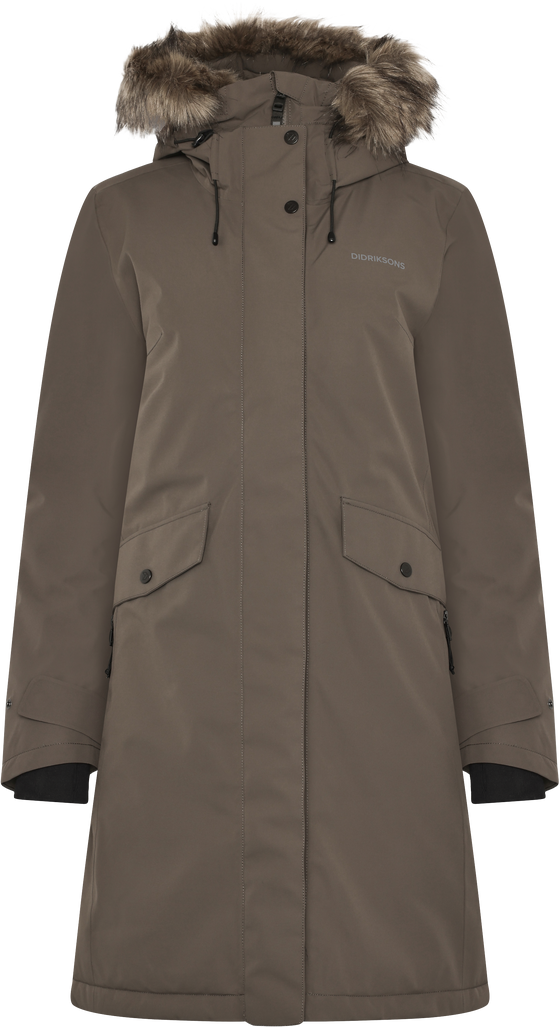 Parka Didriksons Erika 3 Womens pruun (Mocha Brown)