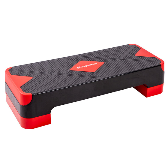 Stepipink Aerobic Exercise Step Platform inSPORTline AS150 must/punane