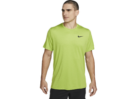 Meeste treeningsärk Nike Mens Dri Fit Hyper Dry Top SS roheline