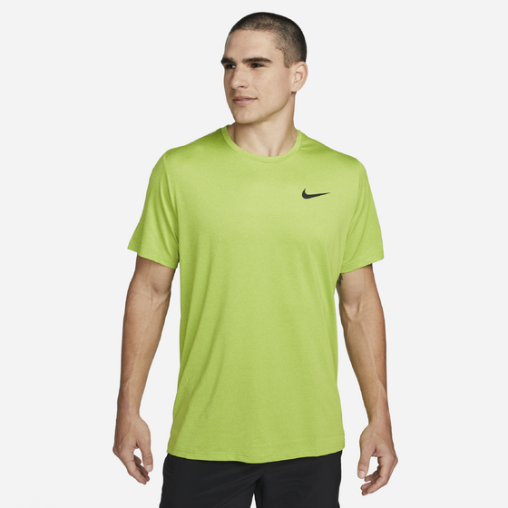 Treeningsärk Nike Mens Dri Fit Hyper Dry Top SS roheline