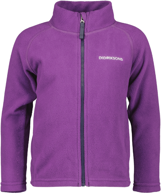 Fliispusa Didriksons Monte Kids' Full-Zip 10 lilla
