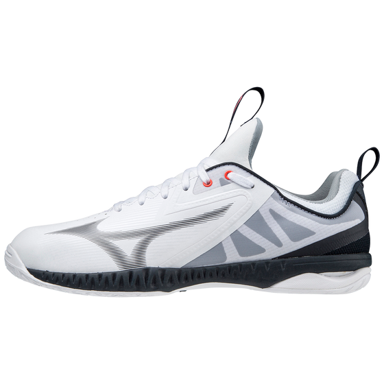Lauatennisejalatsid Mizuno WAVE DRIVE NEO 2 valge/tumesinine/korall