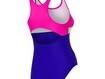 Ujumistrikoo Aqua-Speed Emily roosa/roheline/sinine