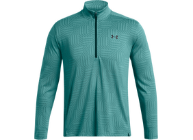 Meeste treeningsärk Under Armour UA Tech Vent GTessa 1/2 Zip roheline