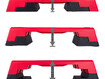 Stepipink Stepipink Aerobic Step Platform inSPORTline Absater Evo punane/must