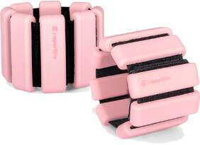 Jala- ja käeraskus Adjustable Wrist/Ankle Weights inSPORTline Brace roosa 2x0.5kg