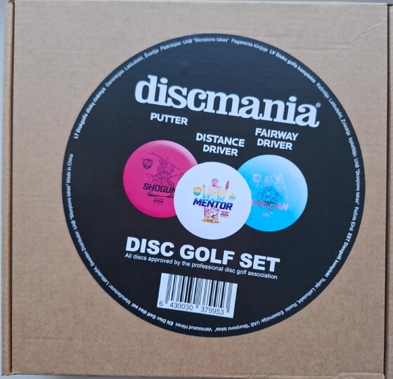Discmania Active Soft discgolfi komplekt Beginner Set